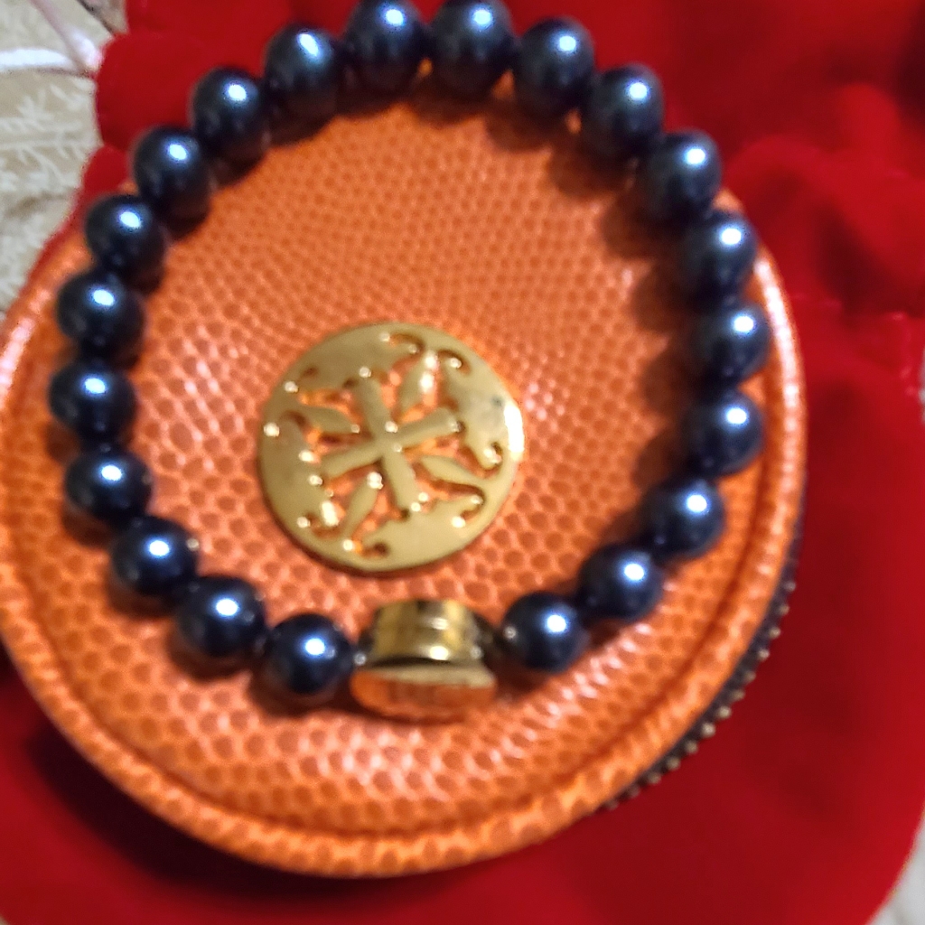 Darkblue Bracelet With CaseBy Rustic Cuff 30$